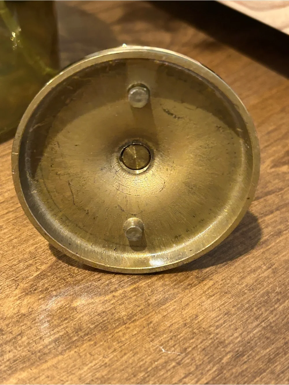 Vintage Solid Brass Candlestick Holder